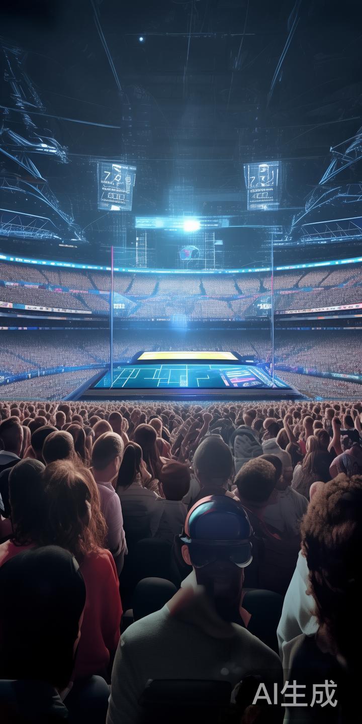 随着直播技术的不断进步，用户对于赛事现场沉浸感的需